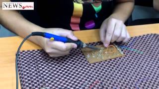 Armenian teenagers learn to collect ArmTab at new Technological Center in Gyumri