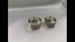 обручальные кольца с отпечатками