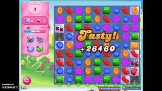Candy Crush Level 1815 Audio Talkthrough, 1 Star 0 Boosters