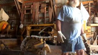1950 caterpillar d4 farm cat, toolbar, tool bar, tractor, bulldozer