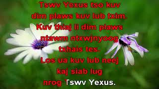 Txhob cia ntsujplig mus dab teb || karaoke S975