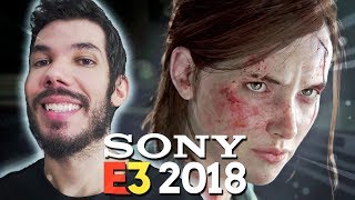 AO VIVO - CONFERÊNCIA DA SONY NA E3 - TLOU PART II, RE2 REMAKE, DEATH STRANDING || SÓ VEM!