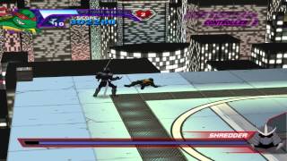 TMNT 2003 (PS2) walkthrough - FINAL BOSS - Shredder