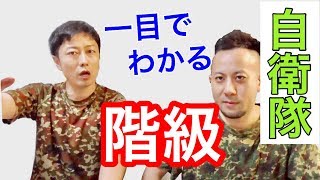 【陸上自衛隊】全階級の見分け方！　元自衛隊芸人トッカグン