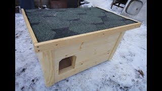 Будка для кошки, домик для кота с подогревом