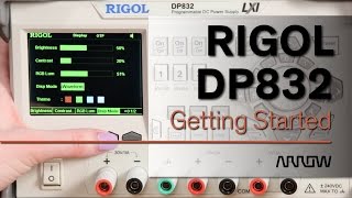 Arrow Getting Started - Rigol DP832 - Programmable DC Power Supply - 01