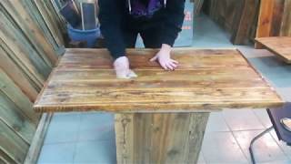 Столешница из амбарной доски