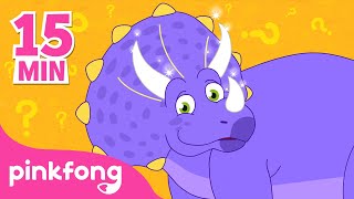 ¿Quién Soy Yo? y más canciones de dinosaurios | +Recopilación | Pinkfong Canciones Infantiles