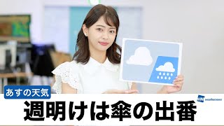 お天気キャスター解説 あす 8月23日(月)の天気