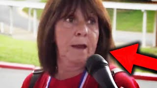 MAGA Woman Gets Offensive IMMEDIATELY