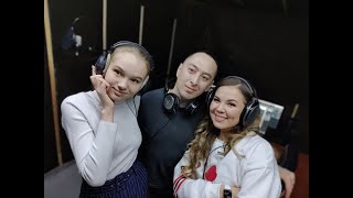 Как дочка Гузель Уразовой готовится к выступлению на арене? Запись Эллари в студии.