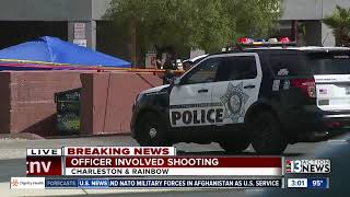 Las Vegas police on scene of shooting involving police