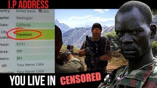 African Rebel HORRIFIES gamers with their REAL LOCATION