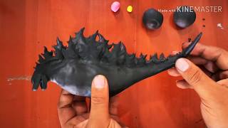 Godzilla 2019 en plastilina ?|tutorial