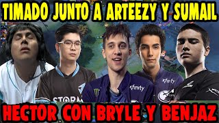 CHOQUE DE TITANES (ARTEEZY SUMAIL Y TIMADO) VS ( HECTOR BRYLE Y BENJAZ) | DOTA 2