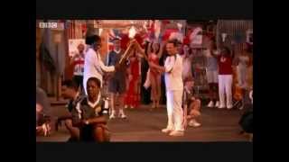Eastenders Olympic Torch Travels Through Walford 23 07 2012