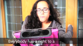 Nadia explains the power of human rights for disabled people