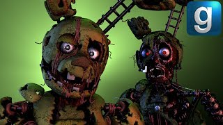 Gmod FNAF | Brand New Enhanced Demolished And Ignited Springtrap Ragdolls!