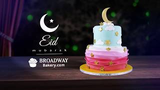 Starry Night Eid Cake - DIY Tutorial