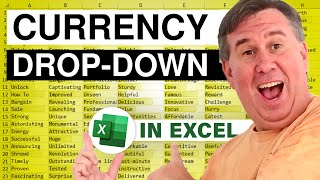 Excel Easily Choose Which Currency - 2455