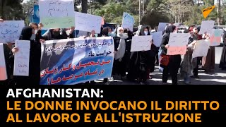 Afghanistan: le donne invocano il diritto al lavoro e all'istruzione