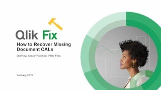 Qlik Fix Recover Document CALs