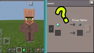 Minecraft Pe Köylü Ticareti Değiştirme ?