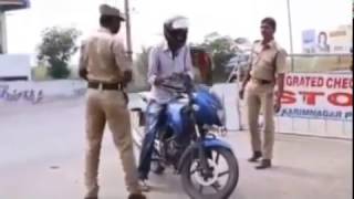 OLHA OQUE O Policial fez com motoqueiro sem capacete:Por essa ninguém esperava