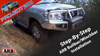 Land Cruiser 200: ARB bullbar step-by-step install