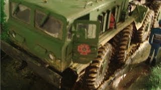 МАЗ-537 и ПТС Модели из бумаги