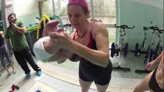 baby yoga water