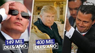 Los salarios de los 7 presidentes más poderosos del mundo.