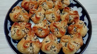 ЯНГИ СОМСА ХАЛИ БУНАКАСИНИ КУРМАГАНСИЗ КАТ КАТ СОМСА ТУРЛАРИ //САМСА С МЯСОМ// UZBEK AYOLI