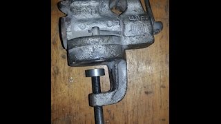 ремонт тисков своими руками / the repair of the vise with your hands