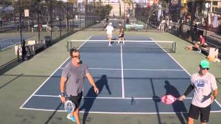 Pro-Level Pop Tennis Highlights with Roberto and Scotty vs. Austin D. and Emi - Dec. 19, 2014