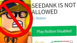I'M NOT ALLOWED TO PLAY THIS ROBLOX GAME :(