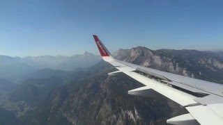 FlyNiki A320 Approach & Landing in Salzburg (LOWS)