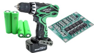 Переделал шуруповерт на Li-ion (литий-ионный). Hitachi 12V