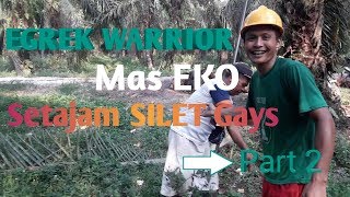 Egrek sawit paling Tajam Eko Warrior manen Sawit kt 9 part 2 || Mas Jo NGR