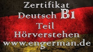 Zertifikat Deutsch B1 | Hörverstehen B1 | Modelltest 4