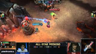 2013 ALL-STAR LoL 1v1 Mid lane (Alex Ich) vs (Misaya) game 2
