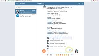 Setup telegram bot