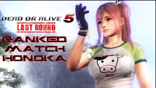 Dead Or Alive 5 Last Round - Online Ranked Match #1 Honoka