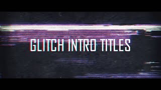 FREE Glitch Promo Intro Template #207 Sony Vegs Pro