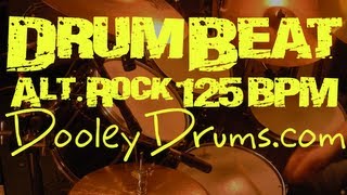 Backing Track - Alternative Rock 125 BPM - DooleyDrums.com