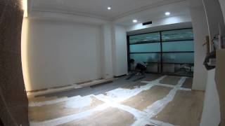 [201507]塑膠地磚工程縮時攝影