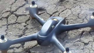 Тест Follow Me (следуй за мной) на машине Hubsan H501S .. река Орь