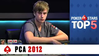 Top 5 Poker Moments - PCA 2012 | PokerStars