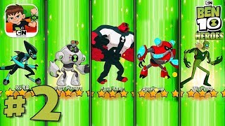 5 STARS Character Unlocked! Ben 10 Heroes - iOS / Android Gameplay Part 2