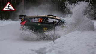 Crash Bertelli Fiesta WRC Rally Sweden 2015 HD [Passats de canto]